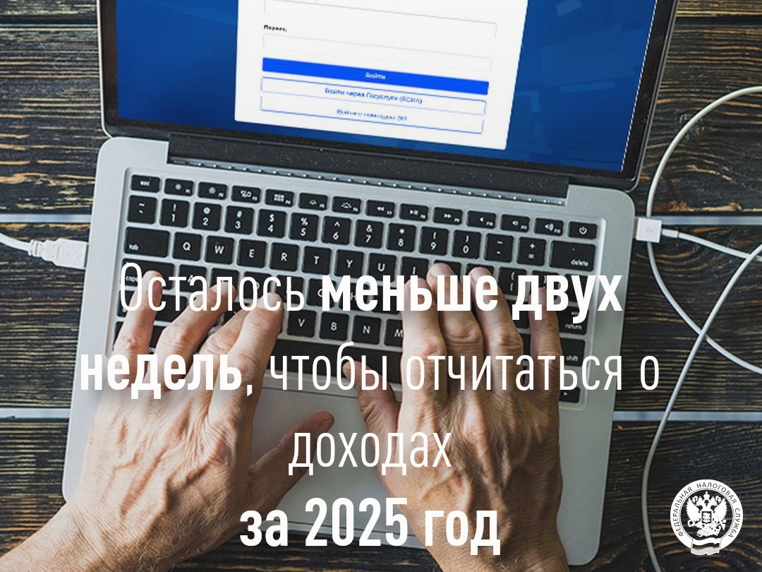 Осталось меньше двух недель, чтобы отчитаться о доходах за 2025 год.